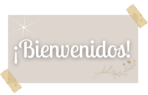 Imagen con la palabra bienvenidos